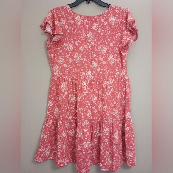 True Craft Button Up Baby Doll Dress Size Large - Picture 2 of 10